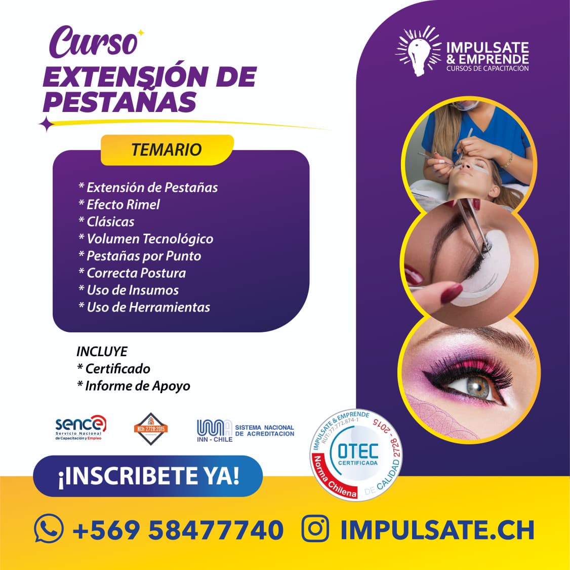 Curso Extension De Pestañas